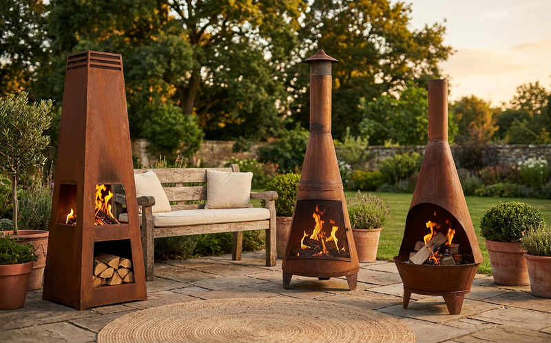wood-burning Outdoor Chimineas