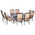 Legacy 9-Piece Patio Outdoor Dining Set with Large Square Table